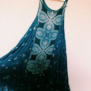 Blue boho Free People dress